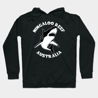 Shark Diving At Ningaloo Reef Hoodie